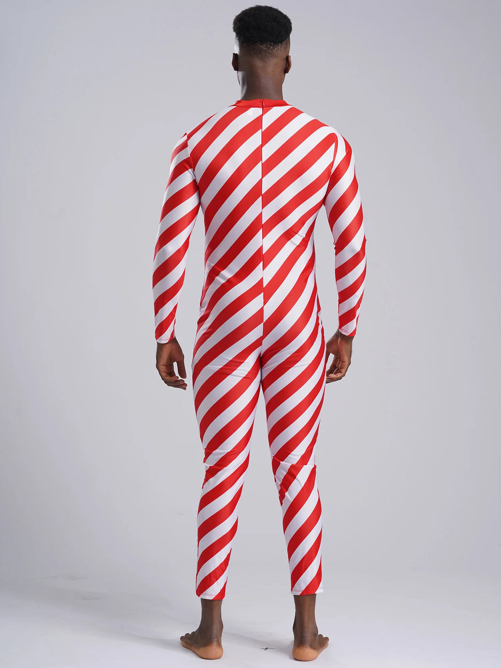 Candy Cane Bodysuit | Red & White