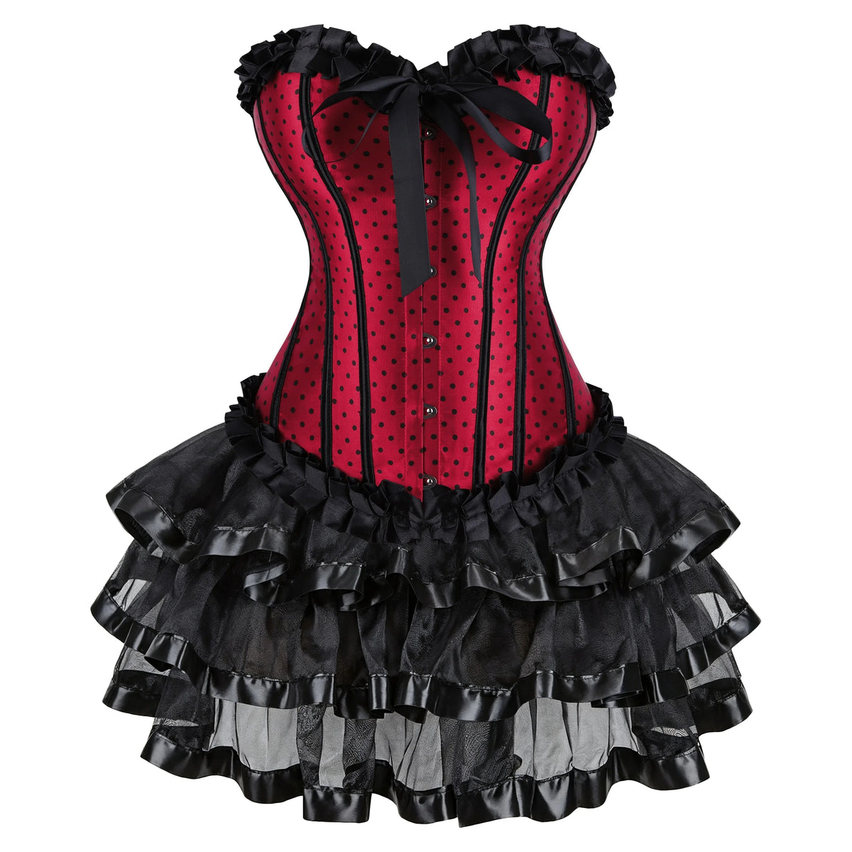 Gothic Overbust Corset | Skirt Options