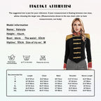Ringmaster Velvet Jacket | Gold Braid | Circus Costume