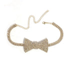 Rhinestone Choker | Bow Tie