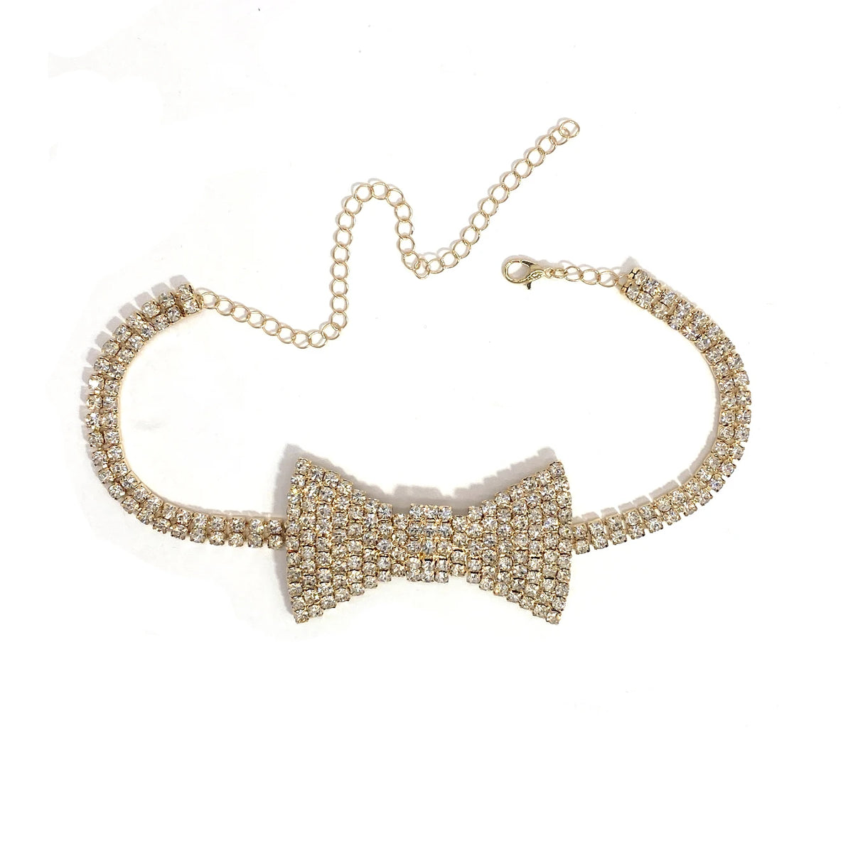 Rhinestone Choker | Bow Tie