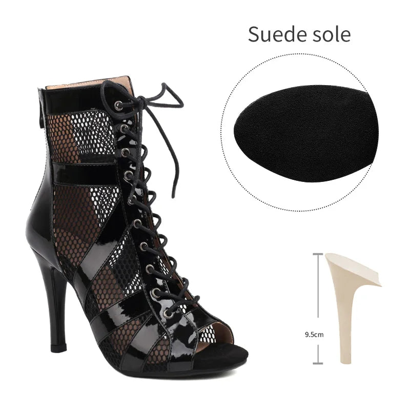 Dance Ankle Boots | Lace-Up | 7–11 cm