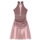 Lyrical Dance Dress | Rhinestones & Draping