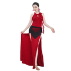 Belly Dance Modal Dress | Sleeveless Backless Maxi