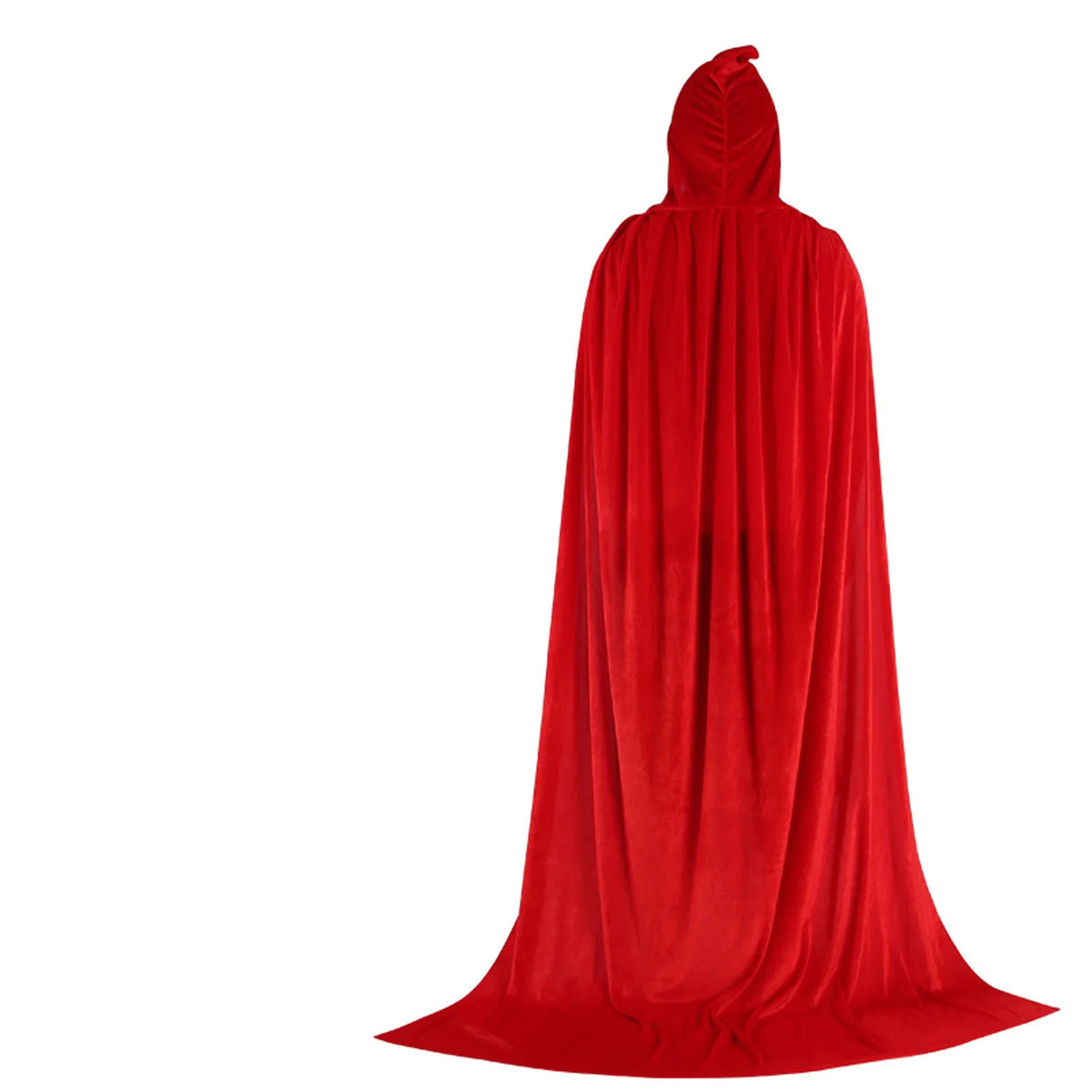 Hooded Velvet Costume Cloak