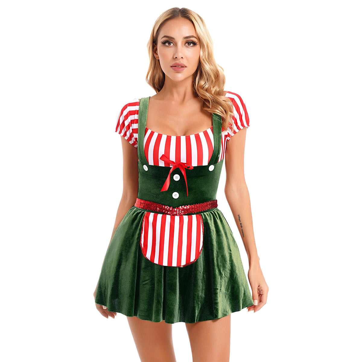 Gingerbread Costume Dress | Candy Stripes