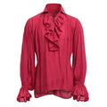 Ruffled Medieval Shirt | Long Sleeve | 4 Colors | S-5XL