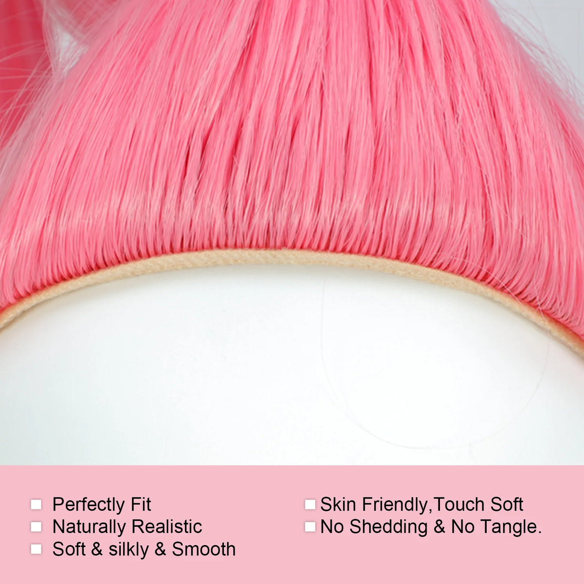 Long Straight Wig | Fringe | 100 cm