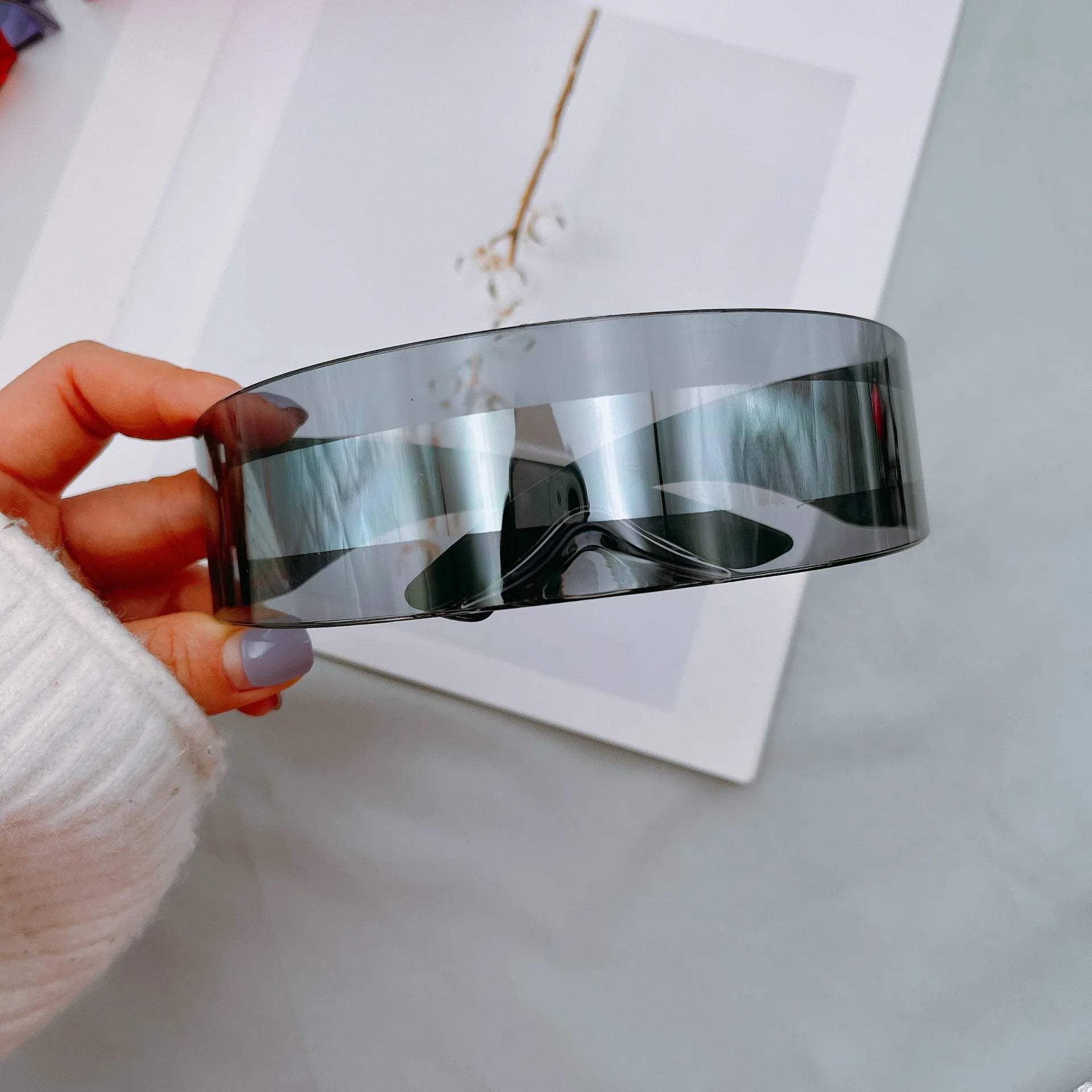 Visor Sunglasses | Futuristic Mirror Lens | Unisex