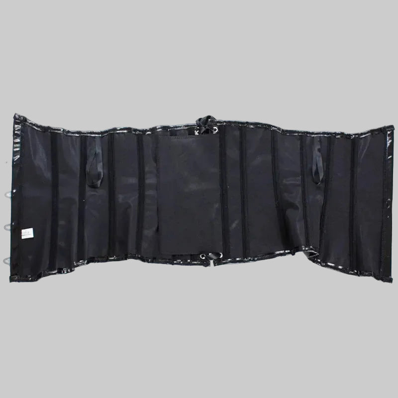 Faux Leather Underbust Corset - Waist Cincher Bustier Top