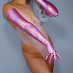 Opera Gloves | Holographic Metallic | Touchscreen