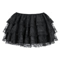Lace Mini Skirt | Layered Ruffles