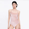 Velvet Cross-Back Ballet Leotard | Women | S–XXL