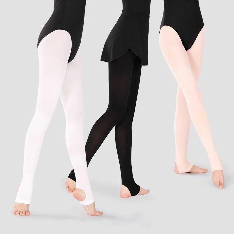 60D Stirrup Ballet Tights | Dance Leggings | XS–2XL