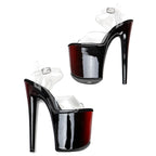 8-Inch Platform Sandals - Slip-On Dance Heels