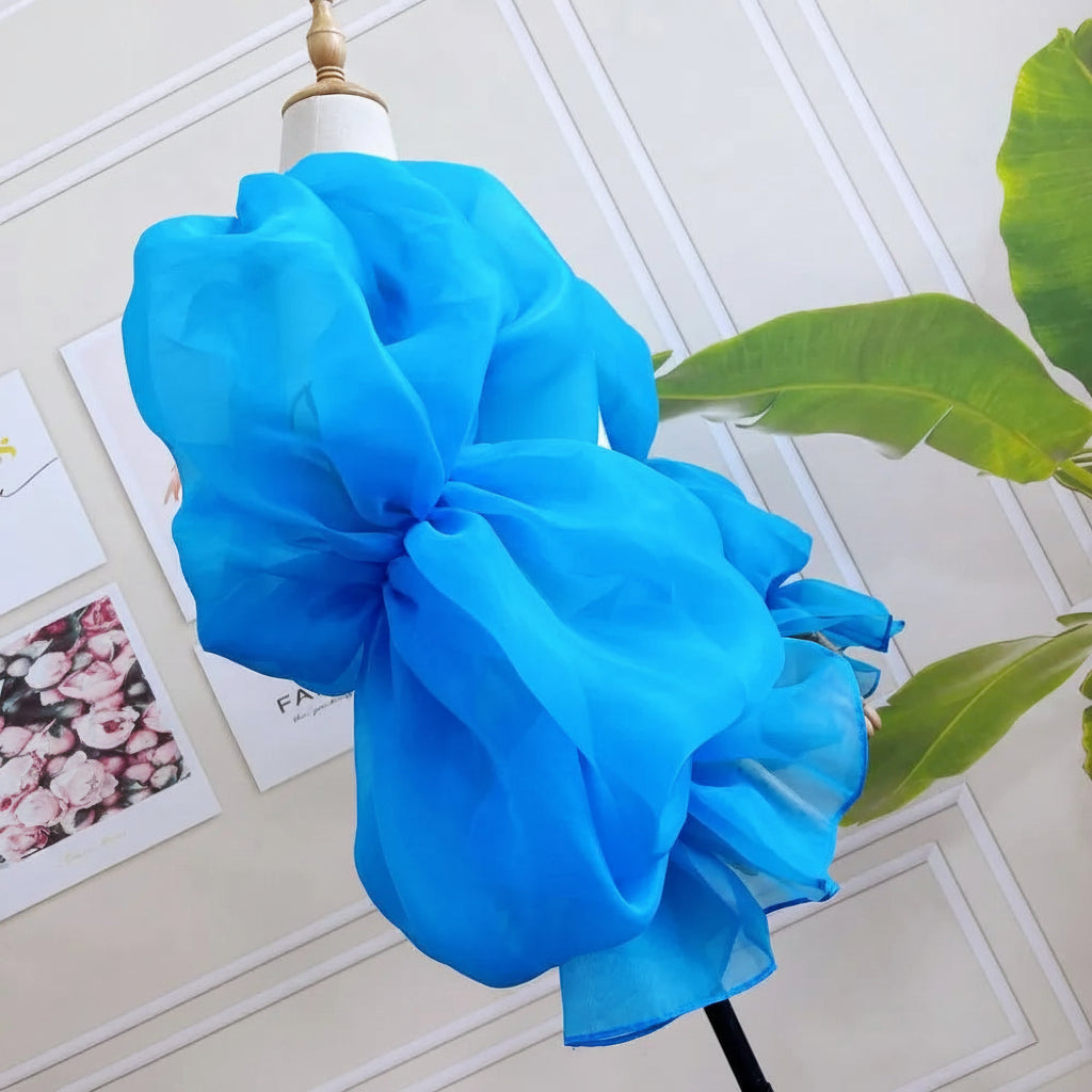 Puffy Organza Detachable Sleeves | Pageant & Bridal Accessory
