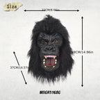 Gorilla Costume Mask | Shaggy Fur