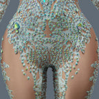 Sparkly Rhinestone Bodysuit - Performance Dancewear