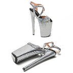 Shiny Platform Sandal Heel – 9 Inch Stage & Pole Dance