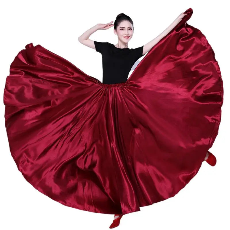 Satin Dance Skirt | Full Swing