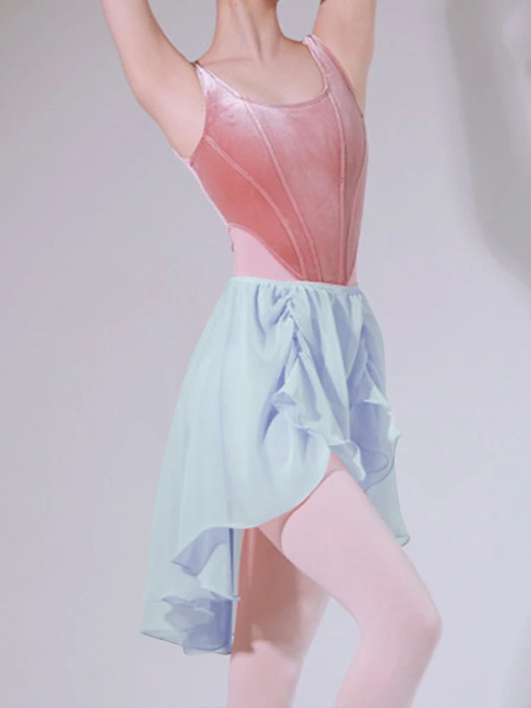 Chiffon Ballet Wrap Skirt | Lace-Up | One Size