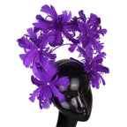 Feather Flower Headdress | Stage & Bridal Headpiece | 16 Colors