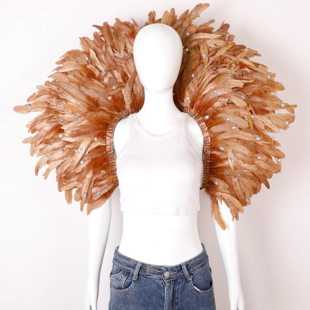 Oversized Feather Shoulder Wrap | Carnival & Stage | 29 Colours