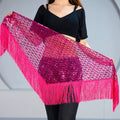 Sequin Triangle Hip Scarf | Fringe Belt | 8 Colors