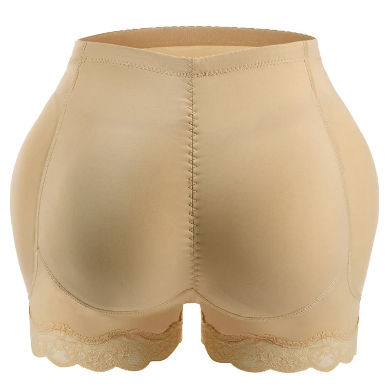 Lace-Trim Padded Butt Lifter | Hip Enhancer Shorts