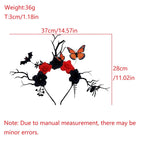 Gothic Forest Headpiece | Branches, Roses & Bats | 2 Styles