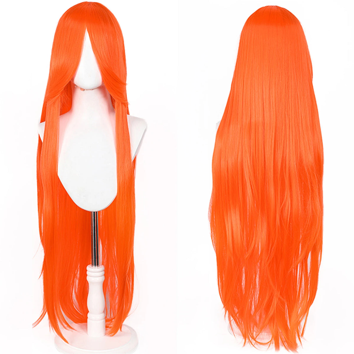 Long Straight Wig | Fringe | 100 cm