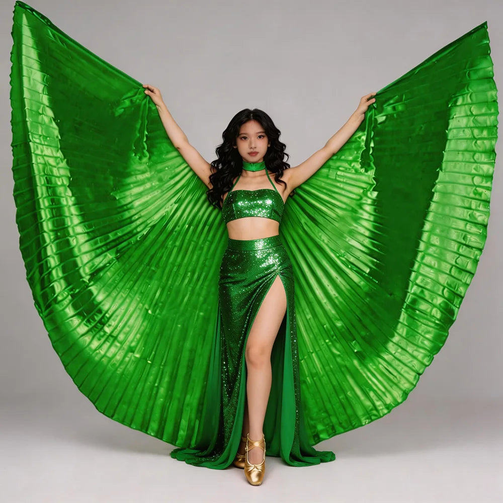 Belly Dance Wings | Pleated | 145cm