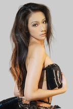 Shiny 2-Piece Rayon Skirt Set
