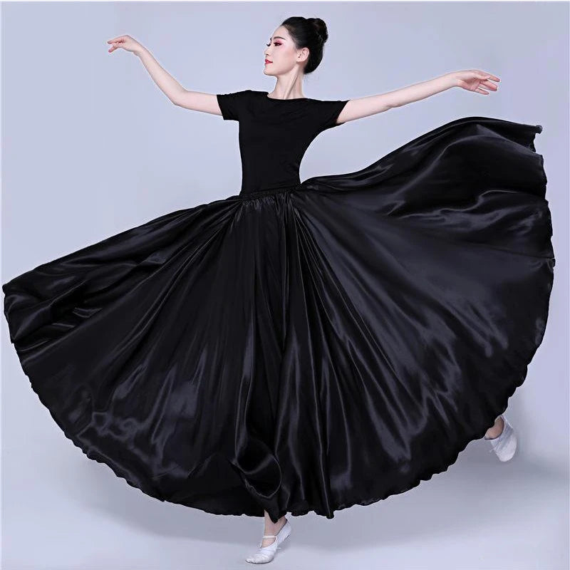Satin Dance Skirt | Full Swing