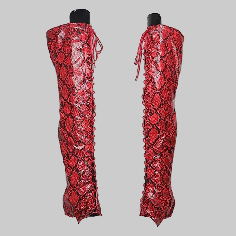 8-Inch Platform Pole Dance Thigh-High Boot Covers