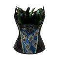 Peacock Corset & Skirt Set | Feather Embroidery