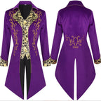 Steampunk Tailcoat | Gold Embroidery