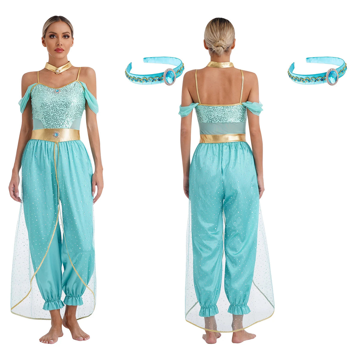 Arabian Princess Costume | Sequin & Tulle