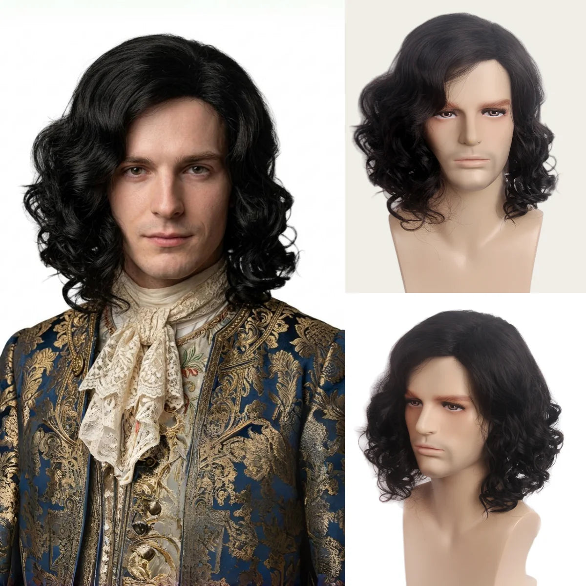 Victorian Rococo Beehive Wig | 18th Century Baroque | Curly Synthetic