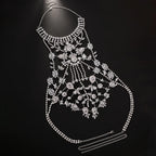 Crystal Rhinestone Body Chain | Statement Chest Chain