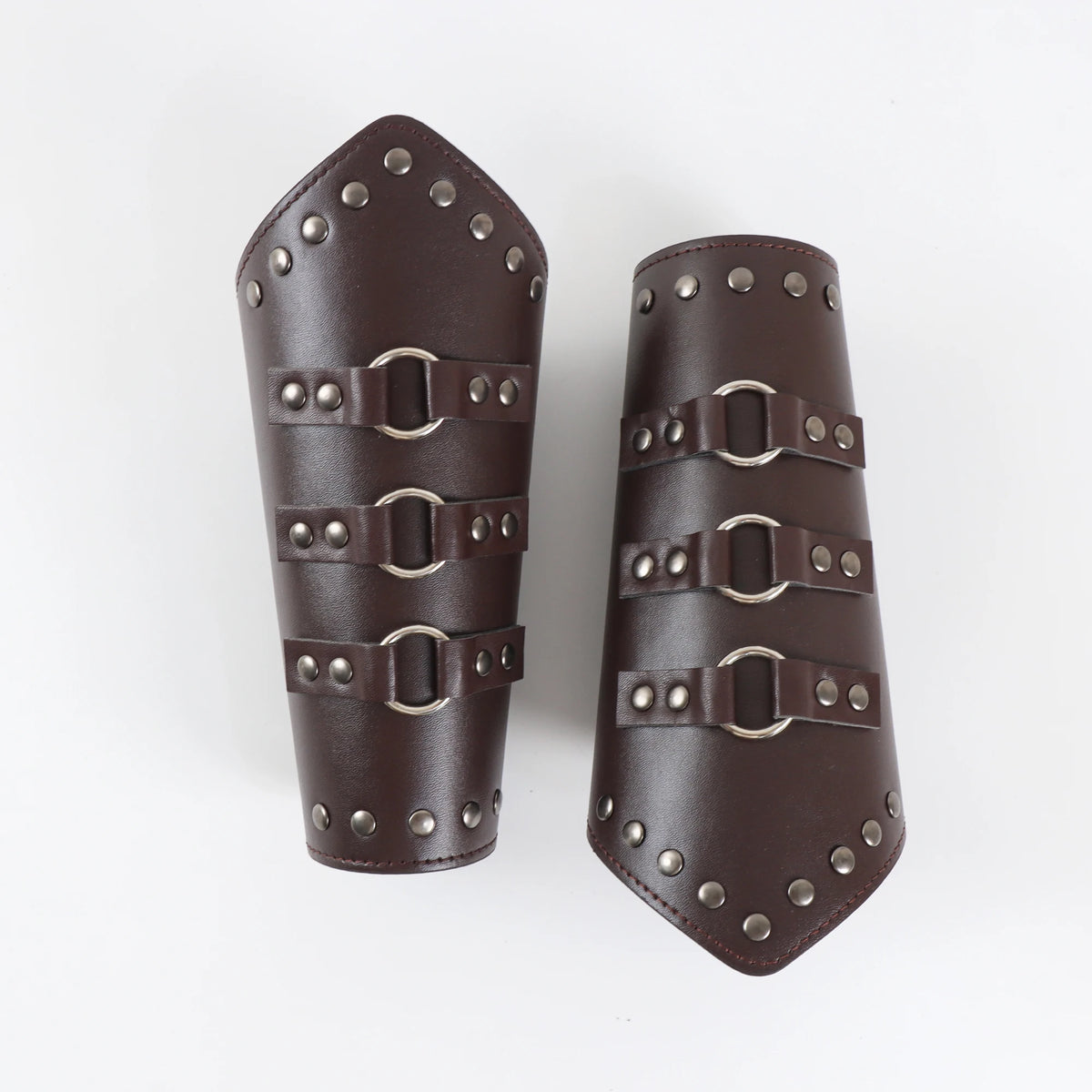 Buckled Faux-Leather Bracer | Single