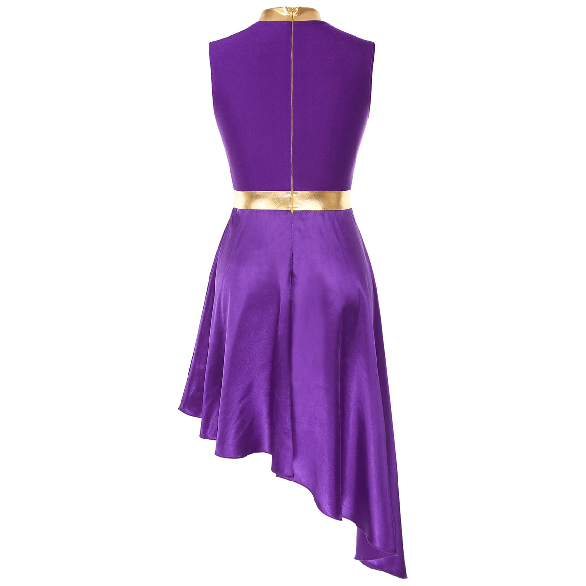 Halo Metallic Waist Lyrical Dance Dress