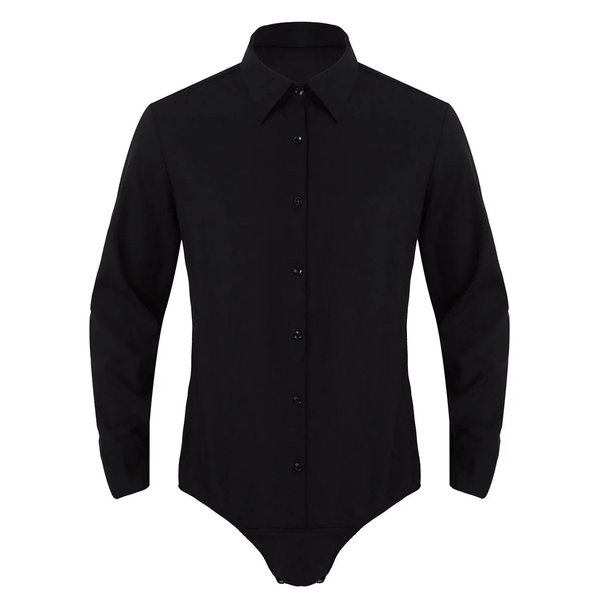 Men’s Dance Bodysuit | Button-Front Shirt