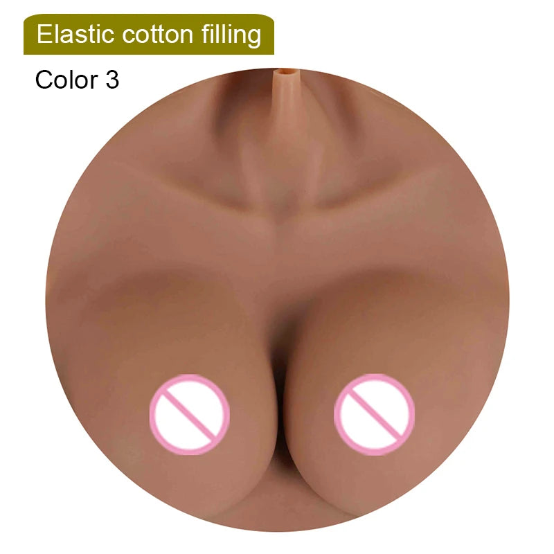 Upgraded Silicone Breast Forms | Realistic Texture | C–Z Cup