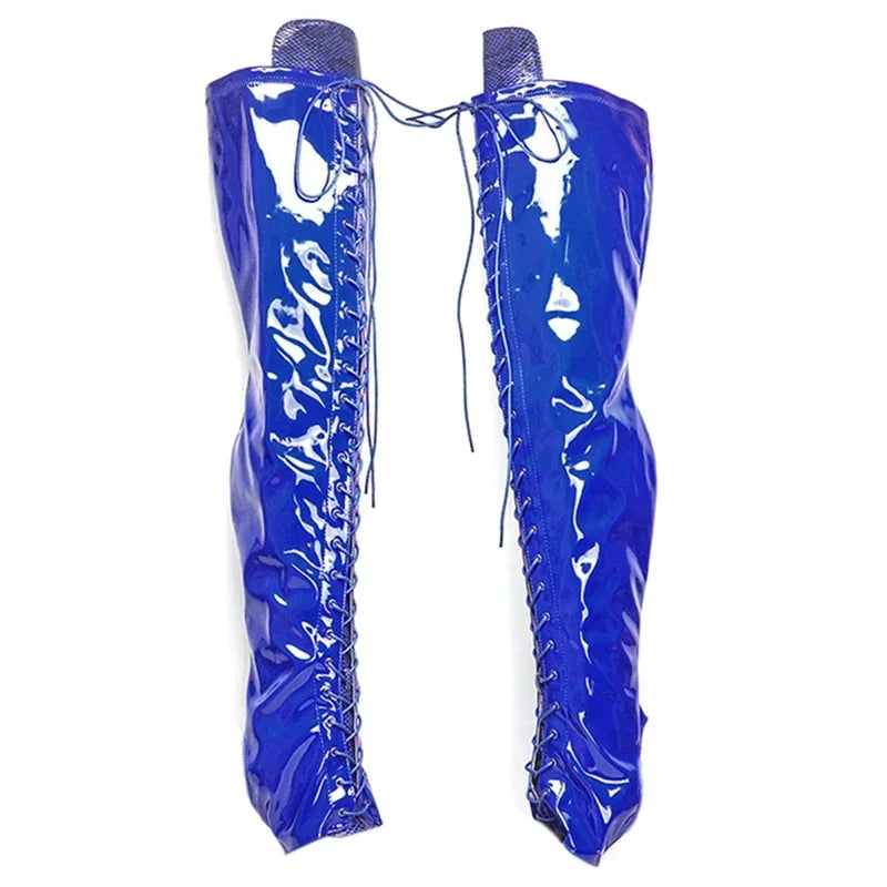 8-Inch Clear Platform Shoe Protectors - Boot Covers for Heels