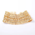 Statement Collar Necklace | Layered Geometric