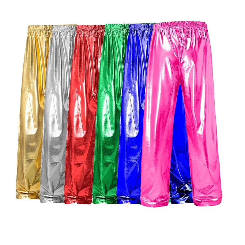 Men’s Metallic Pants | Loose Fit