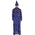 Starry Wizard Robe | Pointed Hat Costume Set