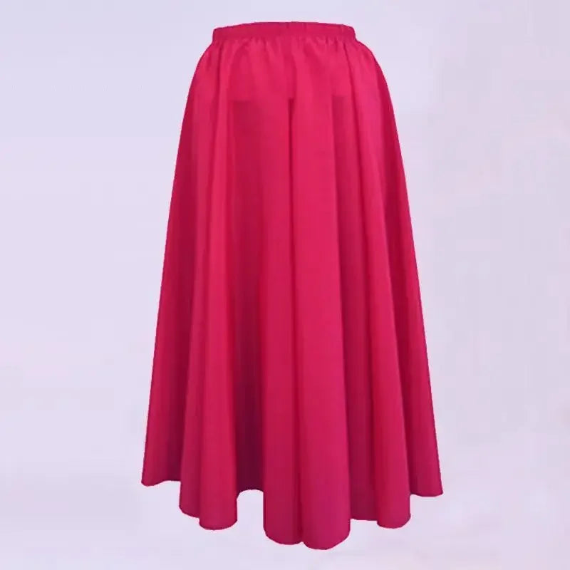 Flamenco Dance Skirt | Gradient Satin | 180–720 Degree | 9 Colors