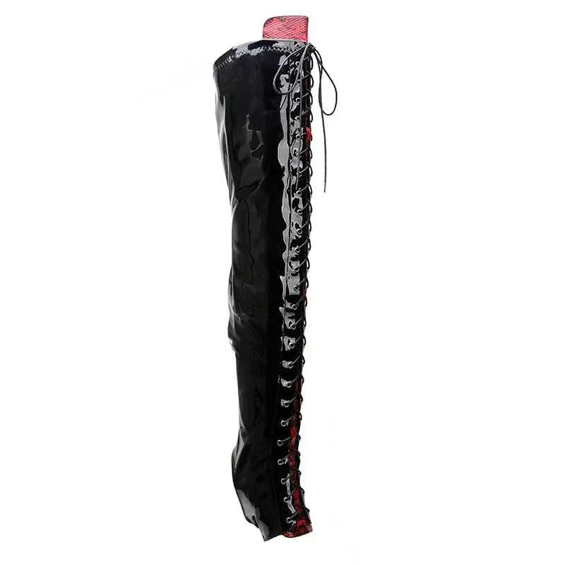 8-Inch Clear Platform Shoe Protectors - Boot Covers for Heels